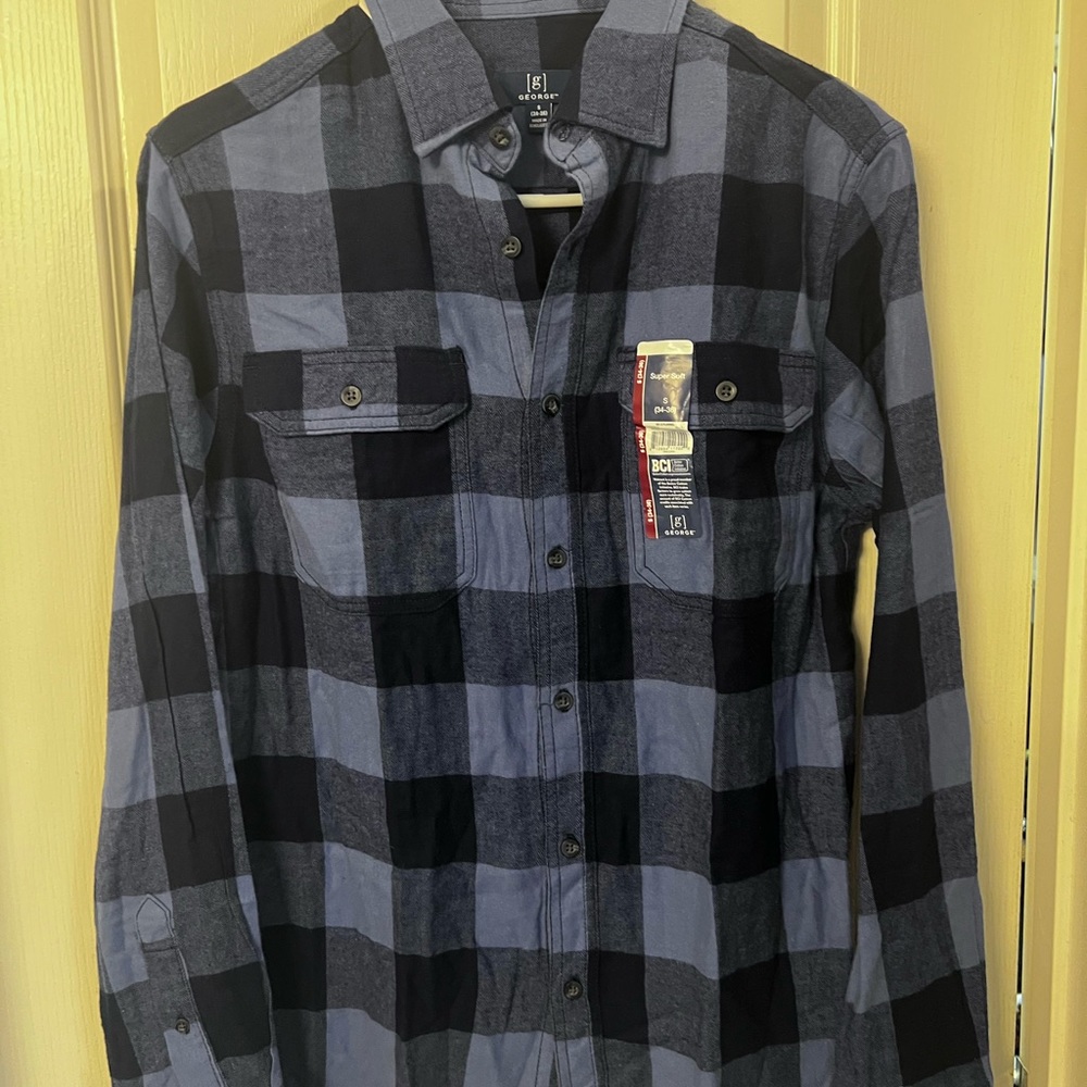 Long sleeve flannel.